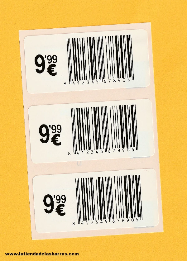 Etiquetas con precios